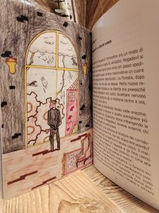 Interno libro progetto di scrittura con autore all'Istituto comprensivo di Zero Branco